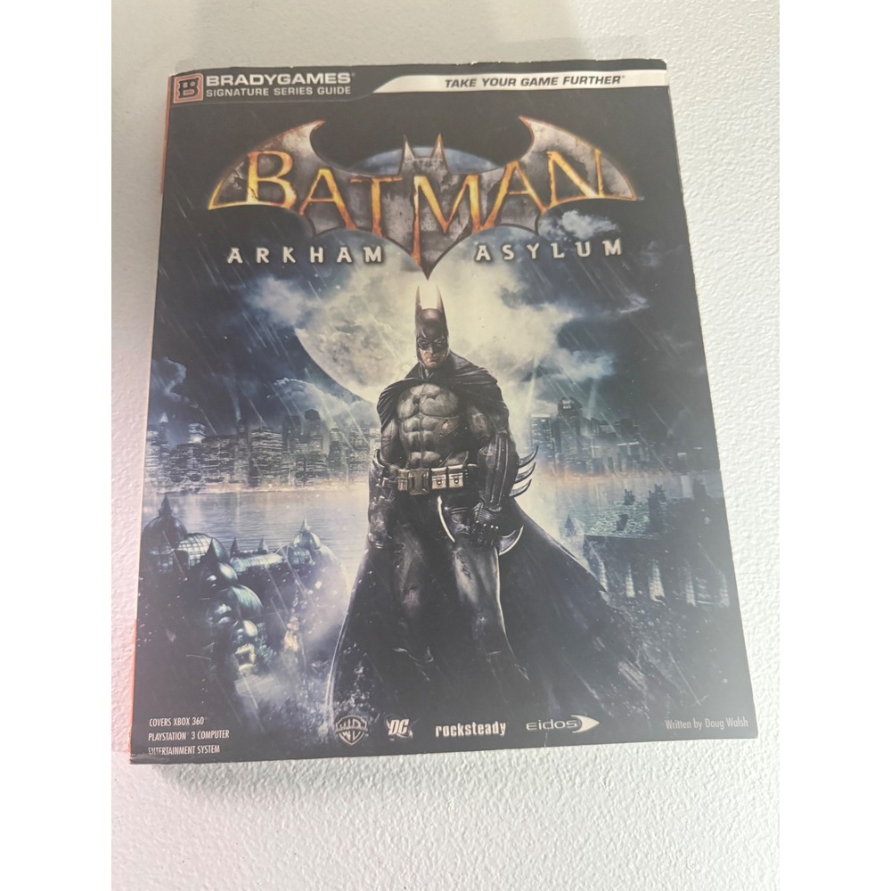 Batman Arkham Asylum BradyGames Signature Series Strategy Guide Doug Walsh 2009